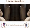 Polsterbett Doppelbett, mit LED-Kopfteil und USB-C-Ladefunktion und 4 Schubladen, Stauraumbetten mit Lattenrost aus Holz und Metallrahmen, Belastbarkeit 300 kg, Baumwolle, Grau, Mit Matratze, 160 x 200 cm Bild 5
