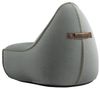 RETROit Cura Lounge Sitzsack mit Hocker Nachhaltiges Sparset grau Bild 4