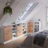 Eck-Küchenschrank für Dachschrägen R-Line Goldkraft Eiche 75.6 cm mit 1 Tür Vicco Bild 5