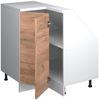 Eck-Küchenschrank für Dachschrägen R-Line Goldkraft Eiche 75.6 cm mit 1 Tür Vicco Bild 3