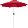 Yaheetech Sonnenschirm ∅ 223/270/294/327 cm, Gartenschirm mit Kurbel, Neigbar, UV Schutz 50+ Bild 4