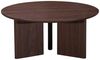OTTO home Couchtisch Cassian (1-St), Eichenoptik, modernes Fußgestell, Ø80 cm Bild 4