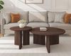 OTTO home Couchtisch Cassian (1-St), Eichenoptik, modernes Fußgestell, Ø80 cm Bild 2
