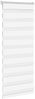 vidaXL Doppelrollo Weiß 60x100 cm Stoffbreite 55,9 cm Polyester 4014721 Bild 3