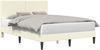 vidaXL Bettrahmen mit Kopfteil Creme 160x200 cm Cordstoff 42027738 Bild 2