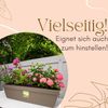 GarPet Balkonkasten 2x Blumenkasten Balkon Geländer Kasten Halterung Wasserspeicher 60 cm Bild 5