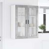 vidaXL Wandglas-Schrank PORTO Beton Grau 80 x 31 x 100 cm 885508 Bild 4