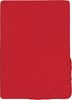 biberna Frottee-Stretch-Spannbetttuch 0012344, rot, 1x 90x190 cm - 100x200 cm Bild 5