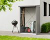 Hörmann Ecostar Metall Kaminholzregal Trend Typ 1, 123 x 103 cm, graualuminium, 123 x 103 x 198 cm (T x B x H) Bild 3