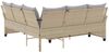 vidaXL L-förmiges Couchsofa mit Kissen Beige Polyrattan 365418 Bild 5