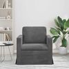 vidaXL Sofa Dunkelgrau 78 x 78 x 80 cm Samt 42024405 Bild 3