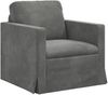 vidaXL Sofa Dunkelgrau 78 x 78 x 80 cm Samt 42024405 Bild 2