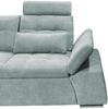 Ecksofa Medan von Ed Exciting Design Ice Blue – Modernes Sofa mit Schlaffunktion & Glow Mikrofaser Bild 5