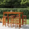 Barhocker 6 Stk. Massivholz Akazie [3115990] Bild 2