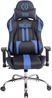 CLP Gaming Bürostuhl Limit XM Kunstleder mit Massagefunktion,schwarz/blau Bild 2
