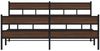 vidaXL Metallbett ohne Matratze Braun Eichen-Optik 193x203 cm 3308480 Bild 4