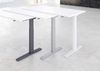 Sitz-Steh-Schreibtisch elektrisch 180x80 cm Weiß/Silber Bild 2