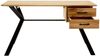 Linea Natura 'WINTERTUR' Schreibtisch, Massivholz Eiche, 140 x 77 x 65 cm, mit 2 Schubladen Bild 4