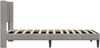 vidaXL Bettrahmen mit Kopfteil Hellgrau 80 x 200 cm Samt 42027467 Bild 5