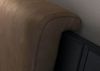 Bett inkl. Nachttisch links und Kopfteilkissen taupe Wildeiche 200x200x86 natur geölt/lackiert KITZBÜHEL #267 Bild 5