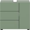 welltime Waschbeckenunterschrank BIEL, Breite: 60 cm, 2 Türen, 2 Fächer, Siphonausschnitt (1-St) Waschbeckenunterschrank, Unterschrank, WBU, Badezimmer, Bad Bild 3