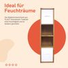 Badschrank Annia Teak Massivholz hängend Bild 4