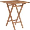 vidaXL Gartentisch Klappbar 60×60×75 cm Massivholz Teak 48994 Bild 3