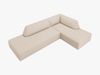 Micadoni Ecksofa Ruby 4-Sitzer Rechts Strukturierter Stoff Ottawa Beige Bild 3