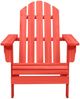 vidaXL Adirondack-Gartenstuhl Massivholz Tanne Rot 315873 Bild 2