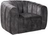 Bequemer Premium Drehsessel SALON Samt dunkelgrau Design-Sessel Bild 4