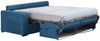 Dmora 3-Sitzer Schlafsofa Marcon, Schlafsofa fürs Wohnzimmer, gepolstert, abnehmbar, 100 % Made in Italy-Qualität, 220x95 h100 cm, Blau Bild 4