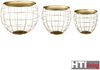 HTI-Living Eisen Tisch Set bauchig, 3-teilig Bild 2