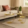 Tisch Set bauchig, gold, 3er Set Bild 1