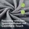 heimtexland Spannbettlaken Cashmere Touch Spannbetttuch Super Soft Bettlaken, Microfaser, Gummizug: rundum, kuschelig weich I Rundum-Gummizug I Matratzenhöhe bis 25 cm I Bild 2