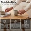 skølm 'Mjölnir' Couchtisch rund, Massivholz Eiche, natur geölt, Wohnzimmertisch Ø70 cm, Beistelltisch für Wohnzimmer Bild 2