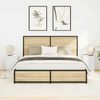 vidaXL Nachttische mit LED-Leuchten 2 Stk. Weiß 38x34x50 cm 861266 Bild 4