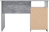 KOMTO Schreibtisch Oslo 110 H Griffe Computertisch Klein Arbeitstisch mit Schubladen, Büro PC-Tisch Kinderschreibtisch Schreibtisch 110 x 50 x 74 cm Bild 4