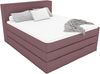 99rooms Santiago Boxspringbett Pastellrosa Velours SORO 120x200 cm Taschen-Federung Bild 3