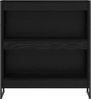 vidaXL Bücherregal Schwarz Eichen-Optik 80 x 30 x 86,5 cm 886408 Bild 5