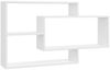 vidaXL Wandregal, Spanplatte Weiß Hochglanz, 104 x 20 x 58,5 cm Bild 2