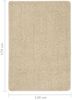 vidaXL Shaggy-Teppich Creme 120x170 cm Rutschfest 340388 Bild 5