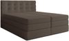 AX LIVING Finike Boxspringbett 140x200 cm mit Topper, Doppelbett, Braun Bild 5