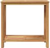 Konsolentisch, Beistelltisch, Konsole Braun 85 x 35 x 75 cm Massivholz Teak Bild 5