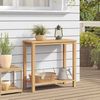 Konsolentisch, Beistelltisch, Konsole Braun 85 x 35 x 75 cm Massivholz Teak Bild 4