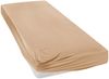 Janine Mako Jersey Spannbetttuch Bettlaken 180 - 200 x 200 cm OVP 5007 37 nougat Bild 3