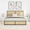 vidaXL Nachttische mit LED-Leuchten 2 Stk. Weiß 38x34x50 cm 861284 Bild 5