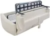 Vente-unique - ASUFA Sofa Stoff Weiß - B 100 cm x H 80 cm x L 228 cm Bild 4