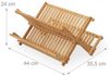 Relaxdays Bambus Abtropfgestell klappbar Bild 5