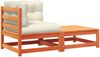 vidaXL Garten-Ecksofa mit Kissen und Hocker 838114 Bild 2