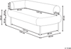 Linksseitige Chaiselongue MIRMANDE Bouclé Cremeweiß Bild 2